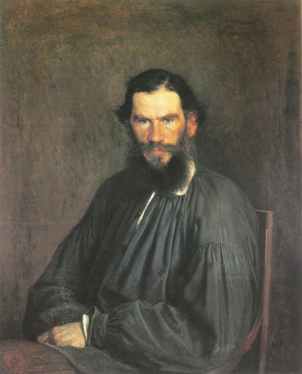 Portrett av Leo Tolstoic av Ivan Nikolaevich Kramskoy
