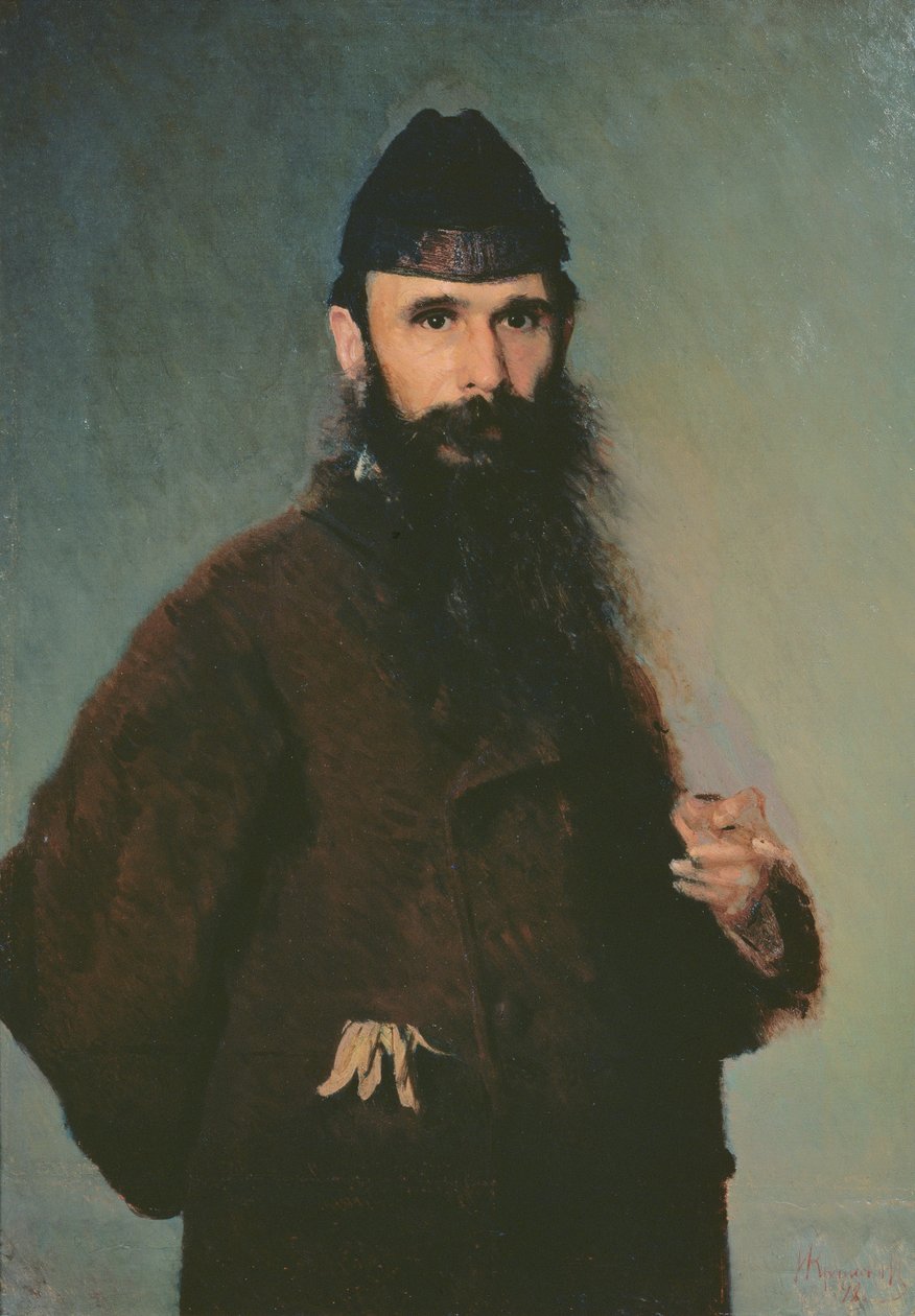 Portrett av Alexander Litovtchenko (1835-90), 1878 av Ivan Nikolaevich Kramskoy