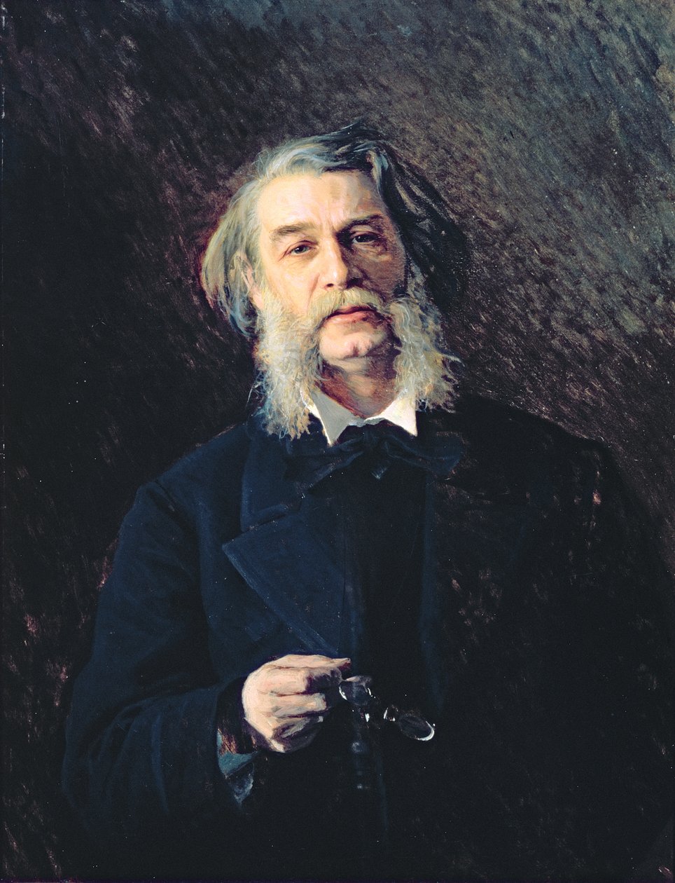 Portrett av Dmitri Vasilievich Grigorovich (1822-99), 1876 av Ivan Nikolaevich Kramskoy