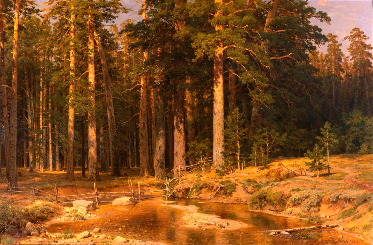 Mast-Tree lund av Ivan Ivanovich Shishkin