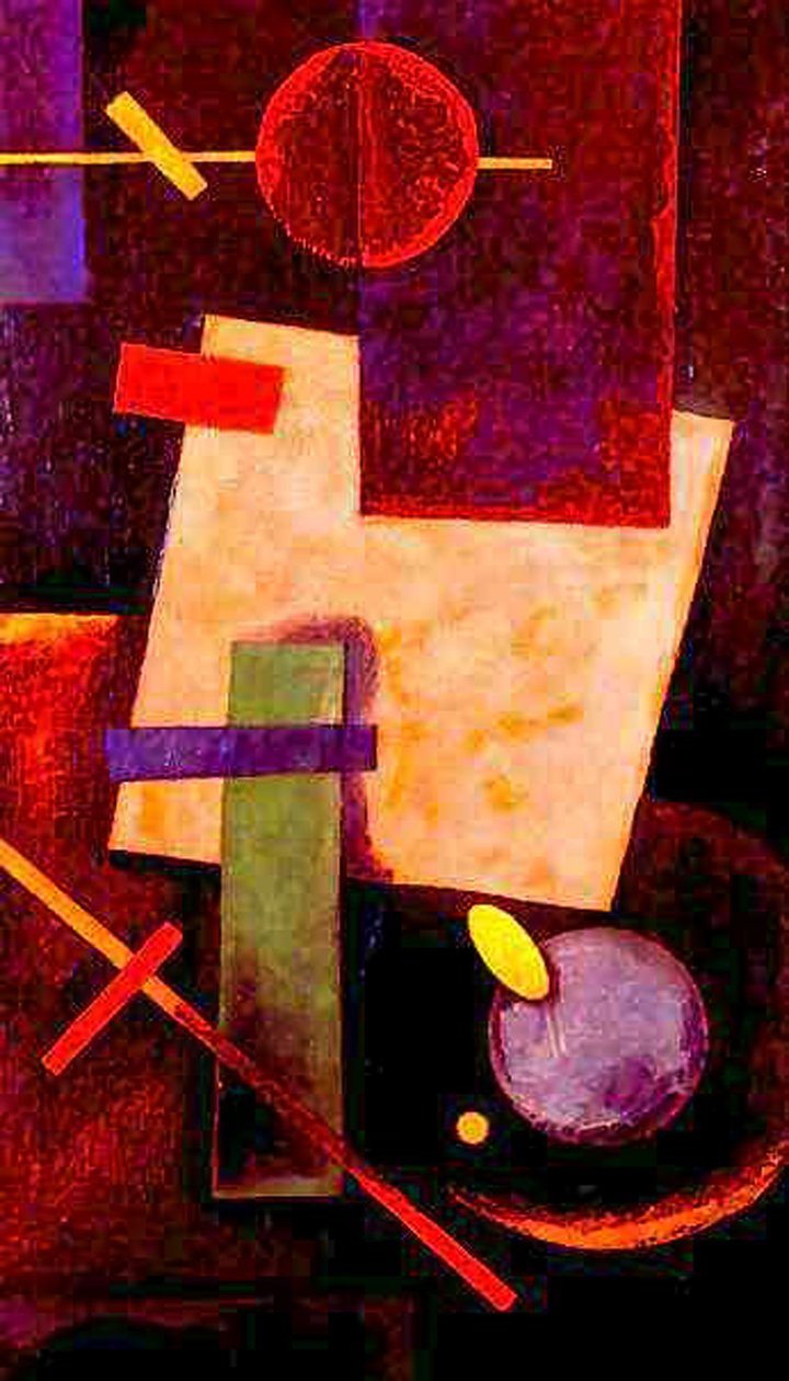 Suprematistisk komposisjon, 1916 av Ivan Kliun