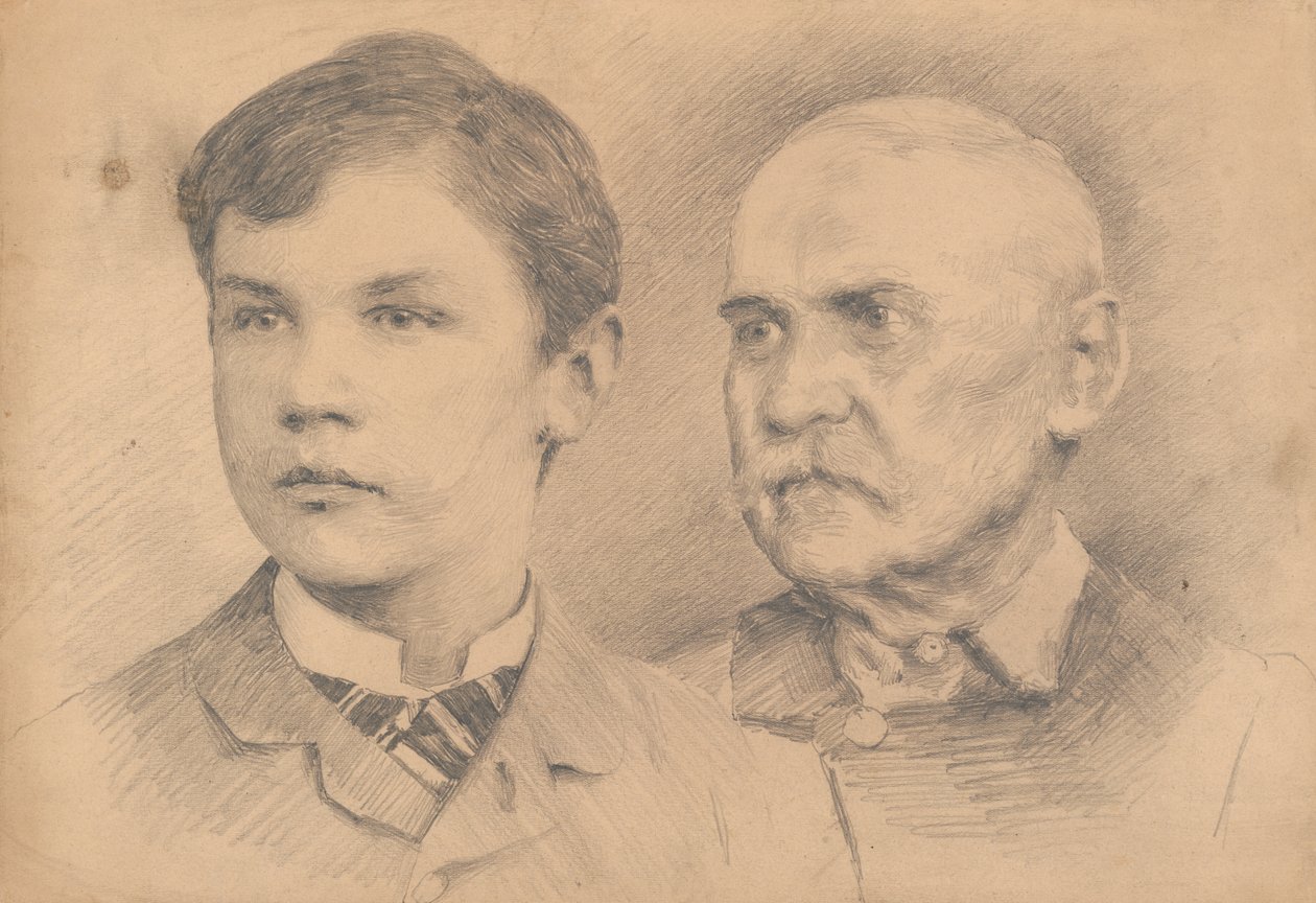 Dobbelt portrett av Ivan Zabota