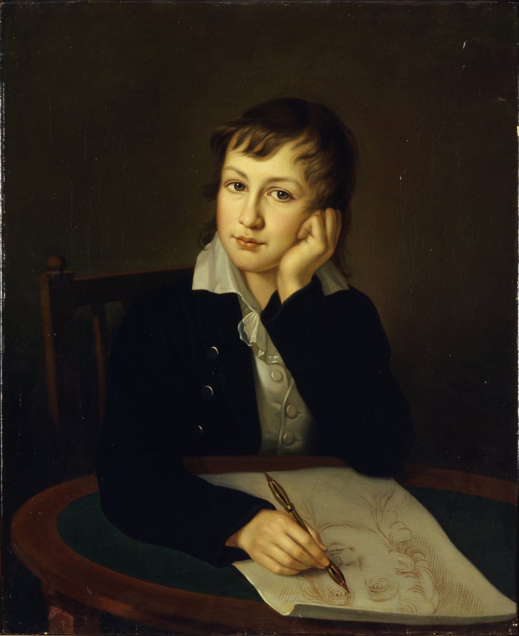 Portrett av grev Alexander Nikolayevich Mordvinov 1799-1858 av Ivan Alexeevich Tyurin