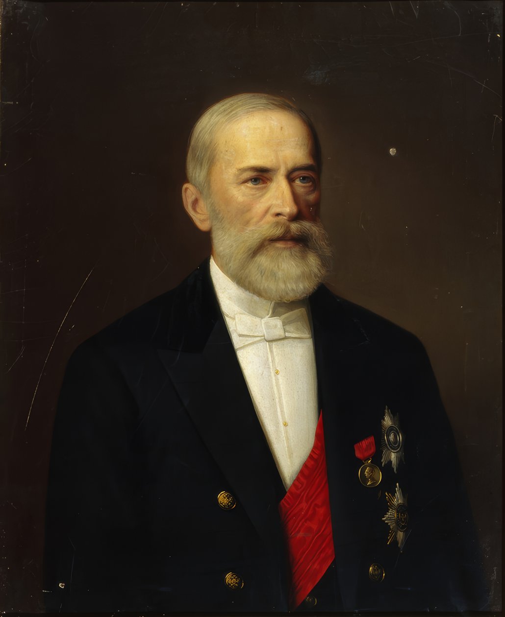 Portrett av Nikolai Khristianovich Bunge av Ivan Alexeevich Tyurin