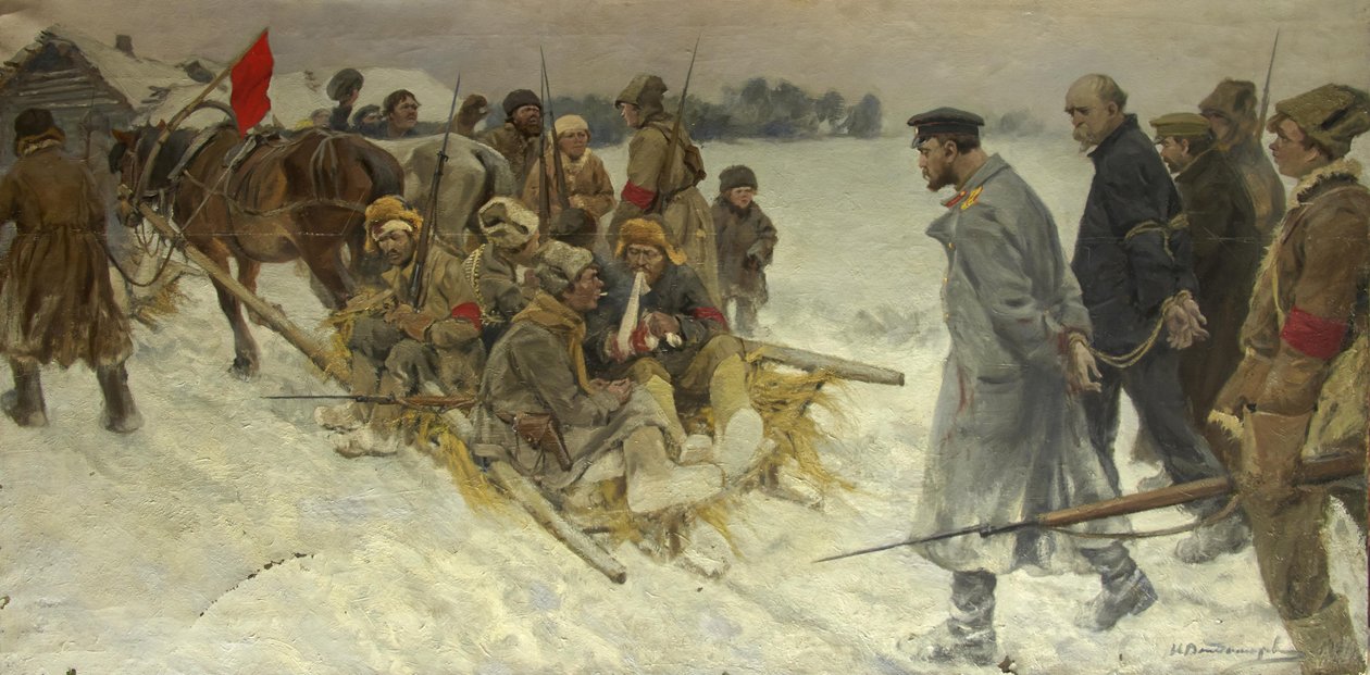 Fang White Guard-spionene, 1919. av Ivan Alexeyevich Vladimirov