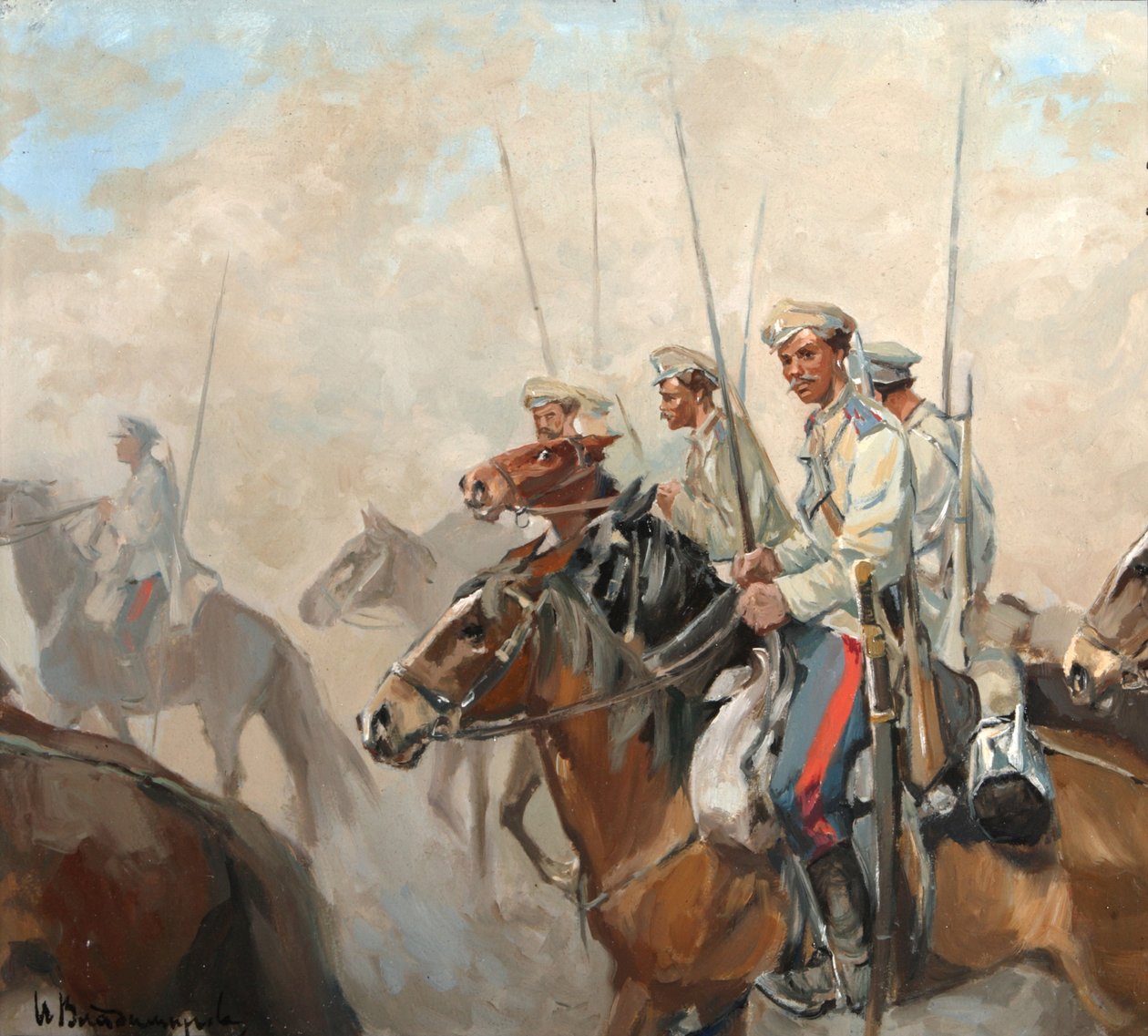 Kosakker, 1910-tallet av Ivan Alexeyevich Vladimirov