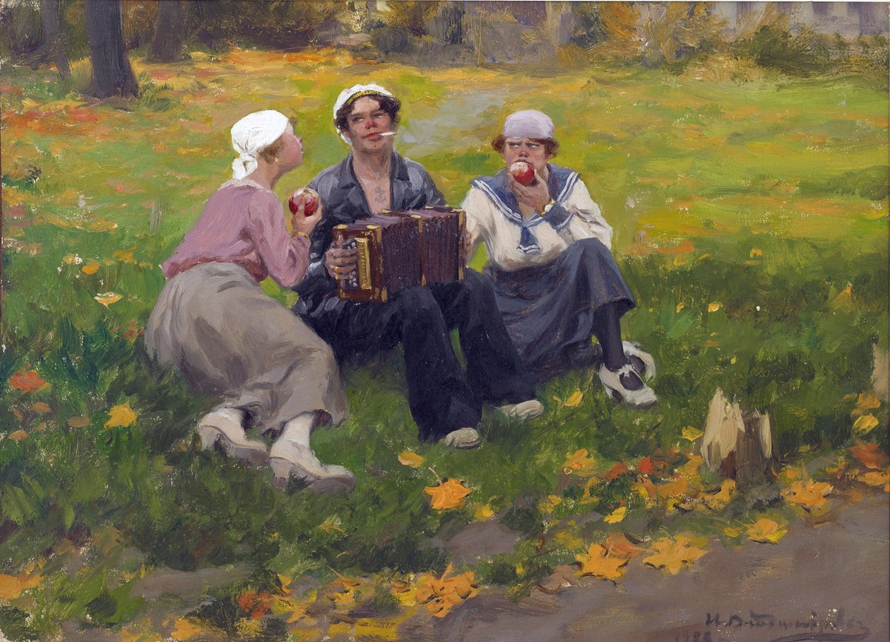 Gruppe bolsjeviker av Ivan Alexeyevich Vladimirov