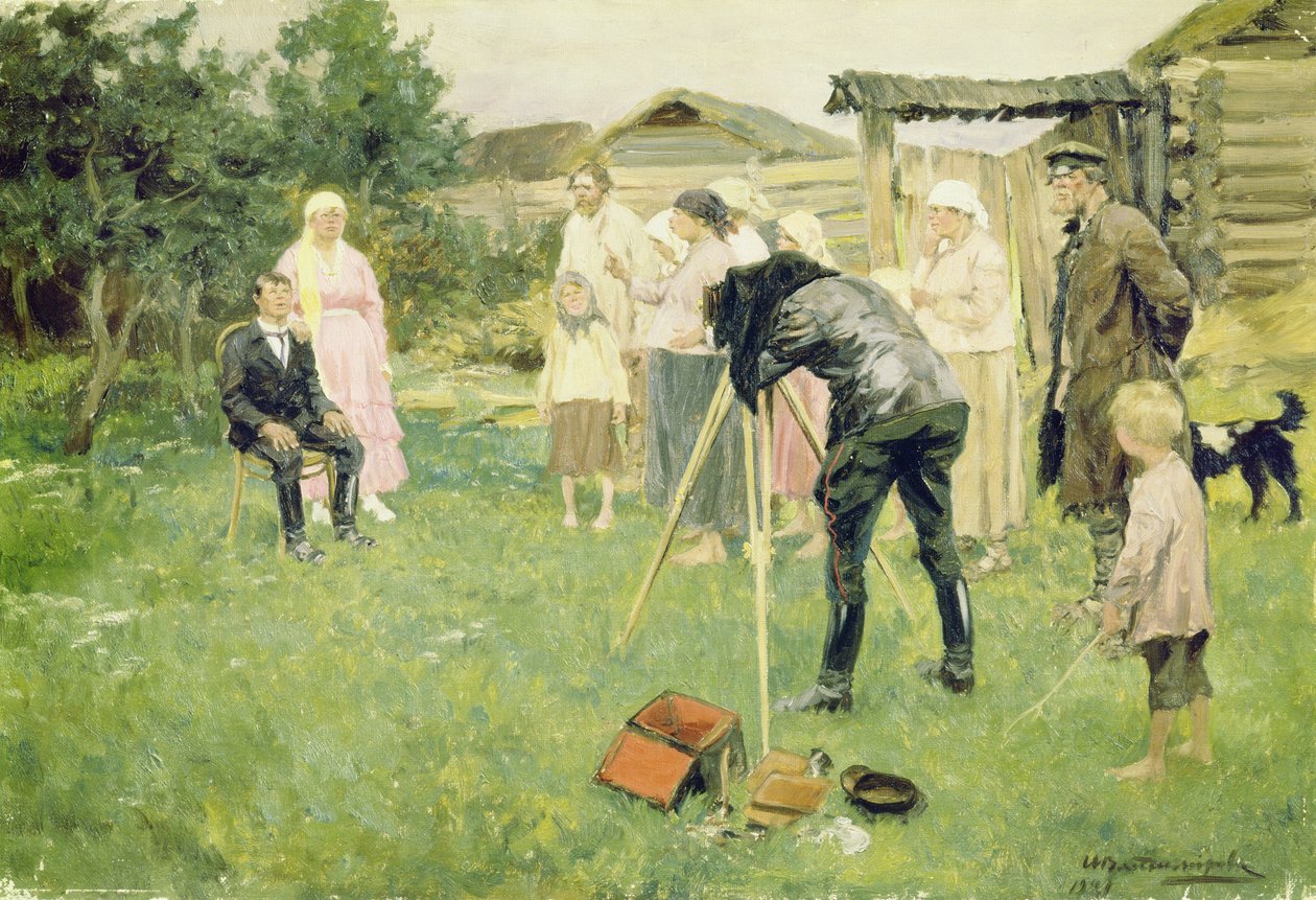 Fotograf i en landsby av Ivan Alexeyevich Vladimirov