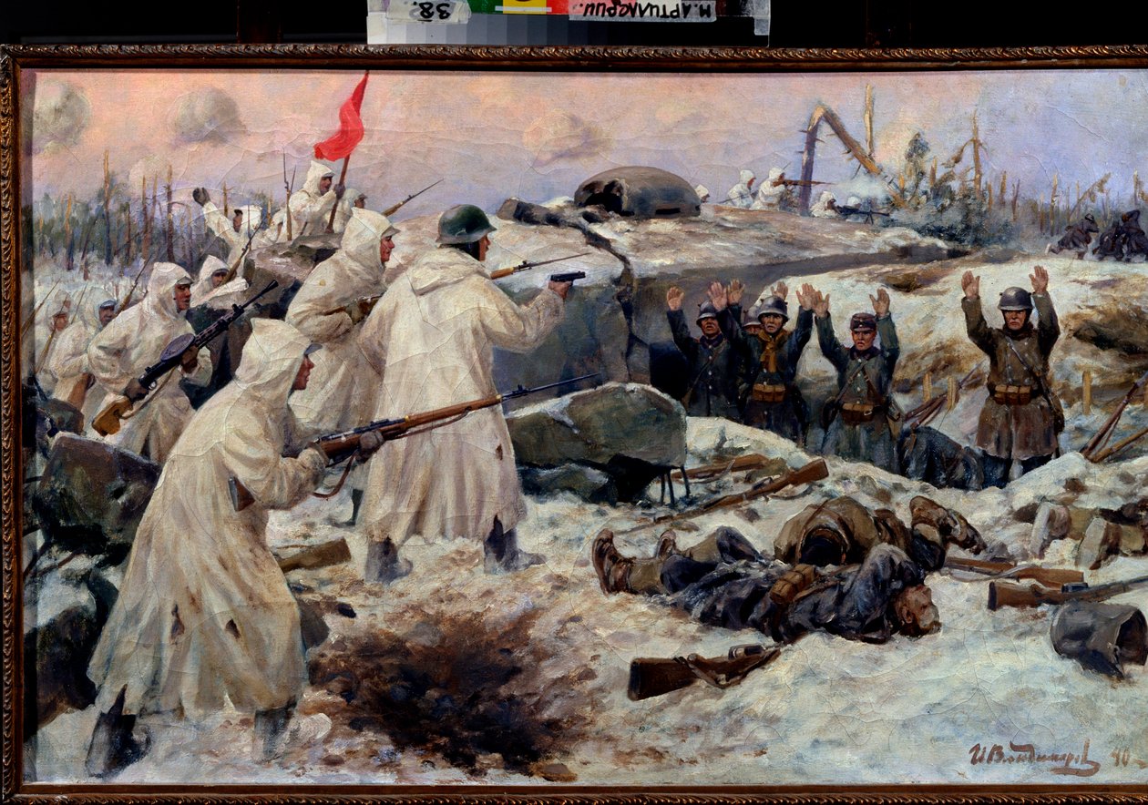 Overgivelsen av de finske soldatene i 1940 av Ivan Alexeyevich Vladimirov