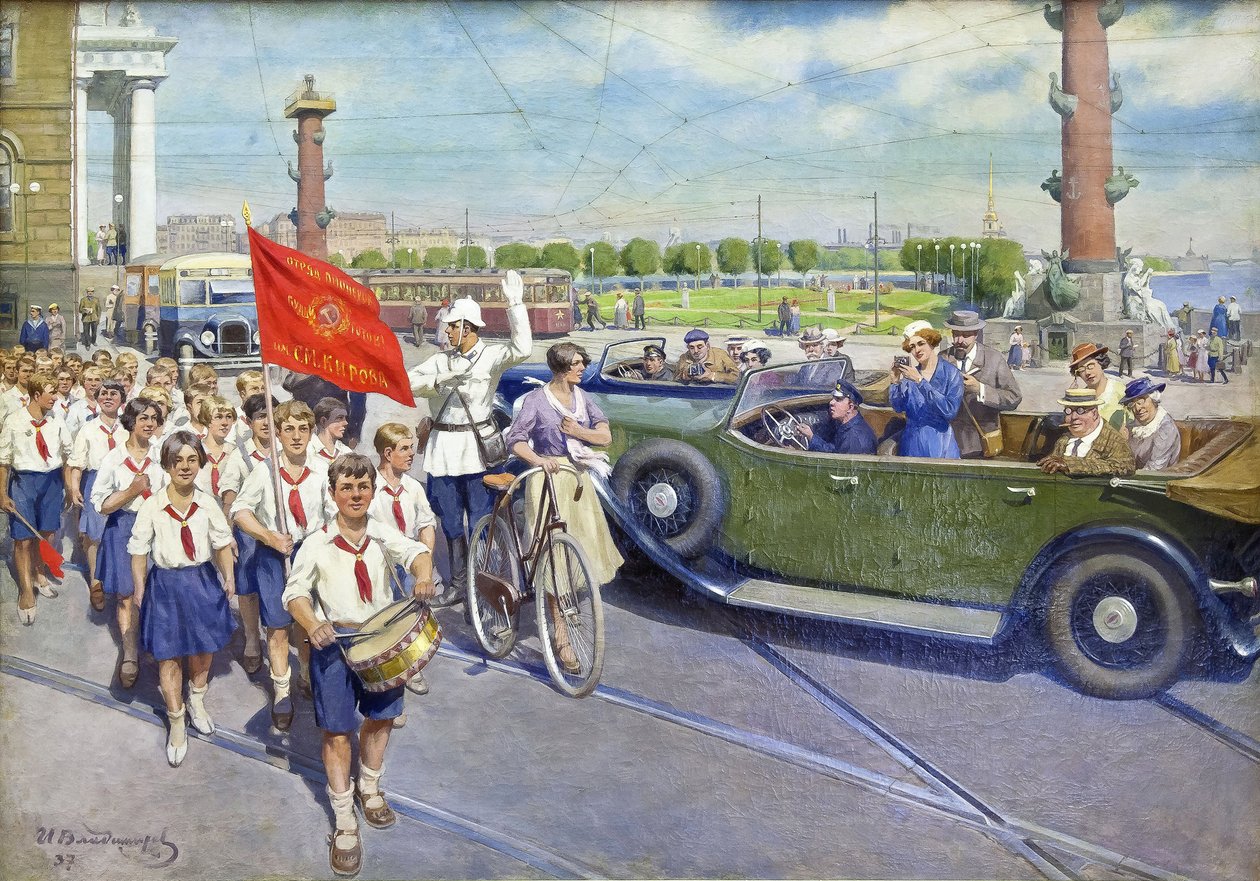 De utenlandske turistene i Leningrad av Ivan Alexeyevich Vladimirov
