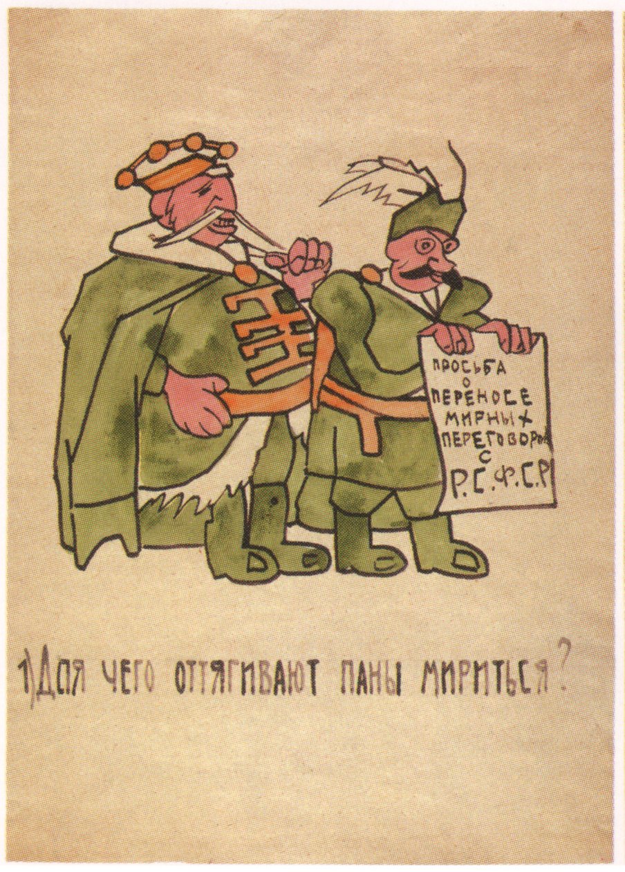 Hvorfor drar den polske herren videre med fredsforhandlingene, 1920 av Ivan Andreevich Malyutin