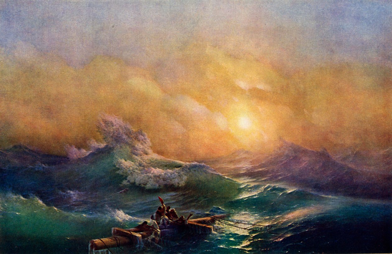 Høyeste bølge, 1850, 1939. av Ivan Ayvazovsky