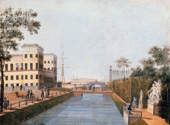 Utsikt over St. Petersburg, 1839 av Ivan Belonogov
