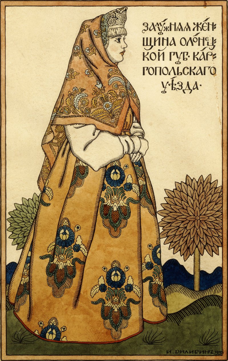 En gift kvinne fra Olonets regjering, Kargopol