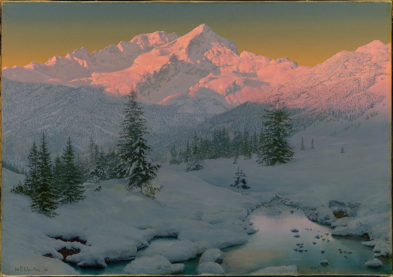 Ved foten av Garmisch-fjellene, Bayern, 1922 av Ivan Fedorovich Choultse