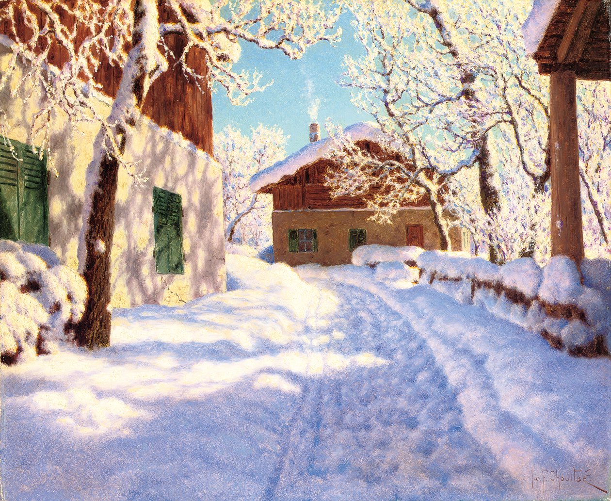 Første snøfall av Ivan Fedorovich Choultse