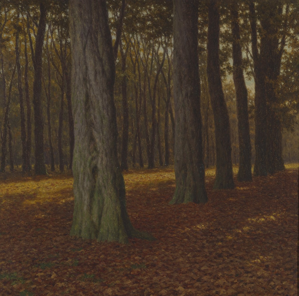Treaktig landskap (olje på lerret) av Ivan Fedorovich Choultse