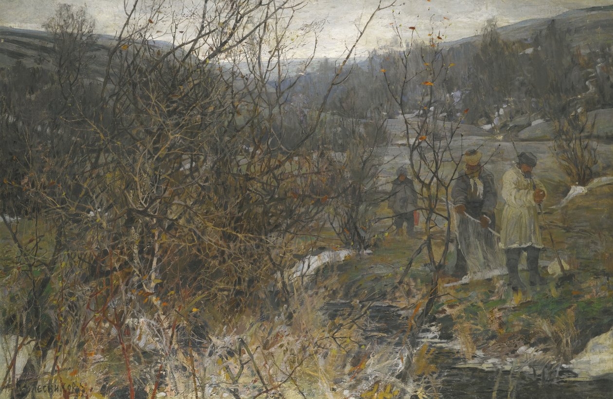 Vinterjakt av Ivan Fyodorovich Kolesnikov