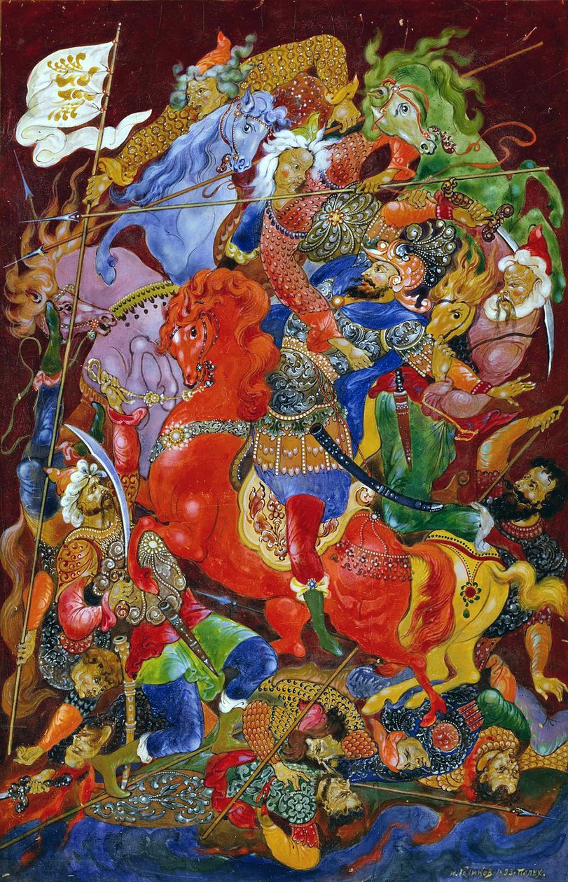 Fange av prins Igor, 1932-1933. av Ivan Ivanovich Golikov