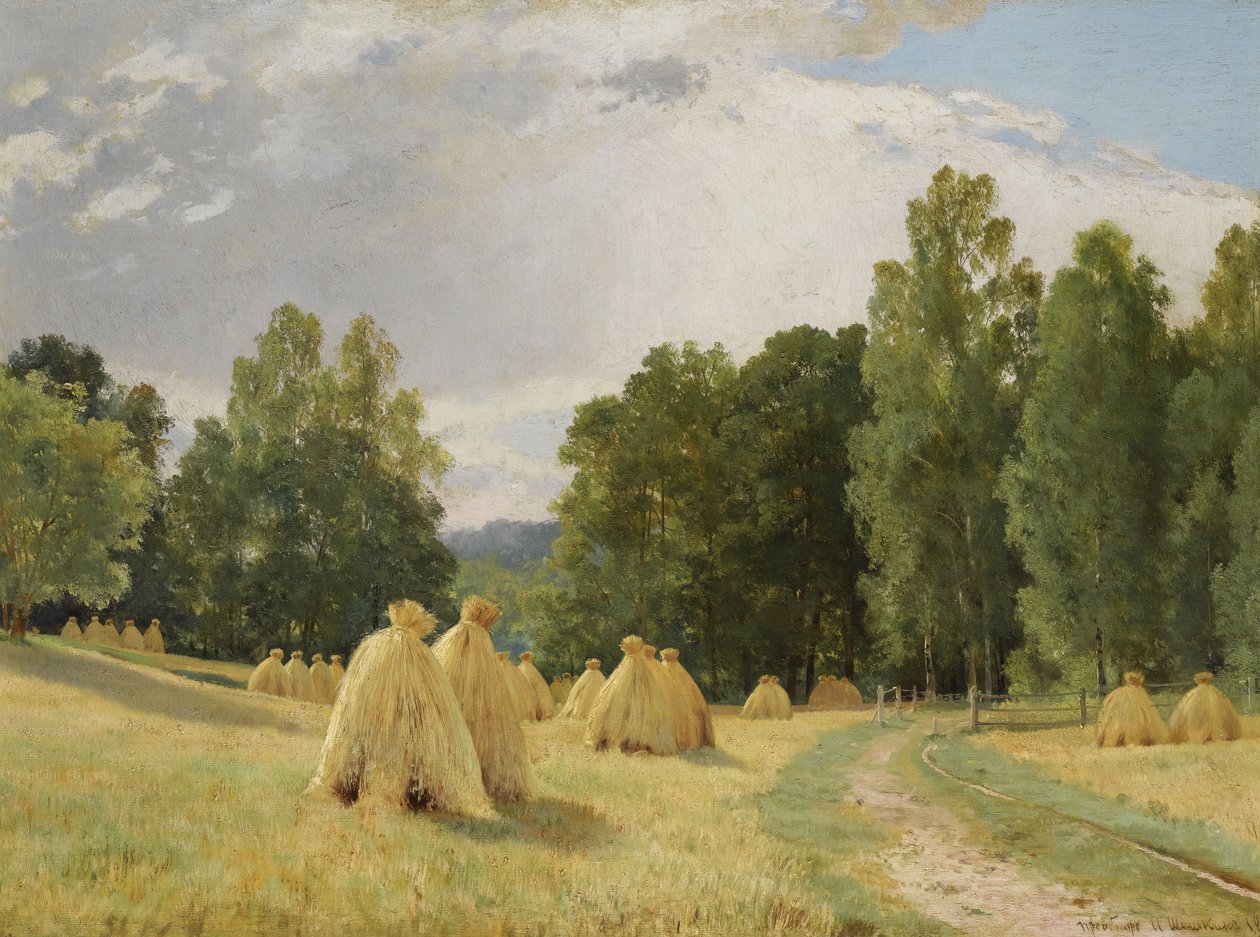 Naostachks, Preobrazhenskoye av Ivan Ivanovich Shishkin