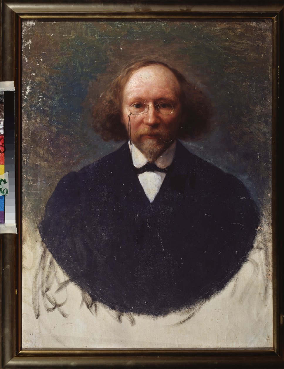 Portrait du sing Vyacheslav (Vyacheslav) Ivanov (1866-1949). Painture av Ivan Kirillovich Parkhomenko (1870-1940), huile sur toile av Ivan Kirillovich Parkhomenko