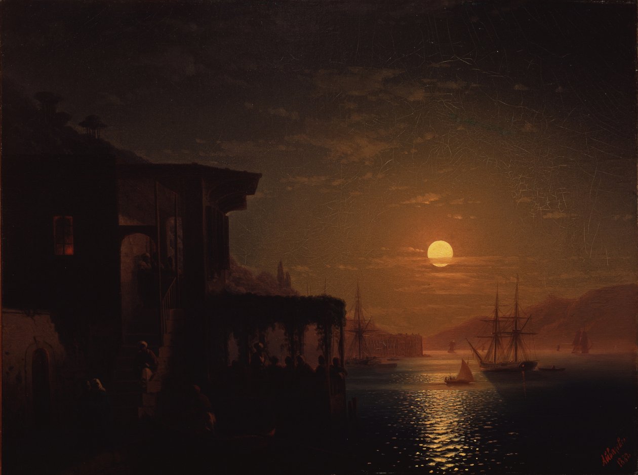 Konstantinopel om kvelden, 1882 av Ivan Konstantinovich Aivazovsky