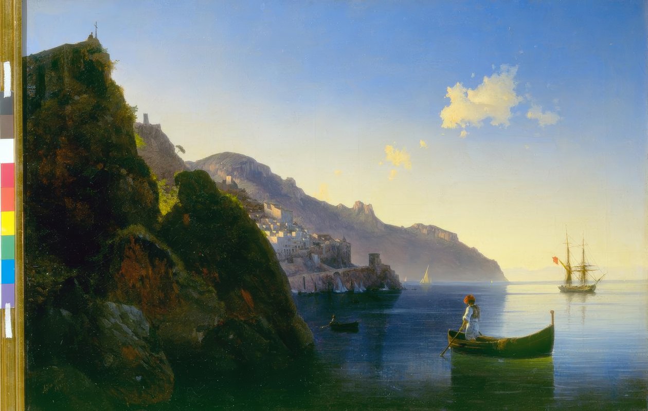 Amalfikysten av Ivan Konstantinovich Aivazovsky