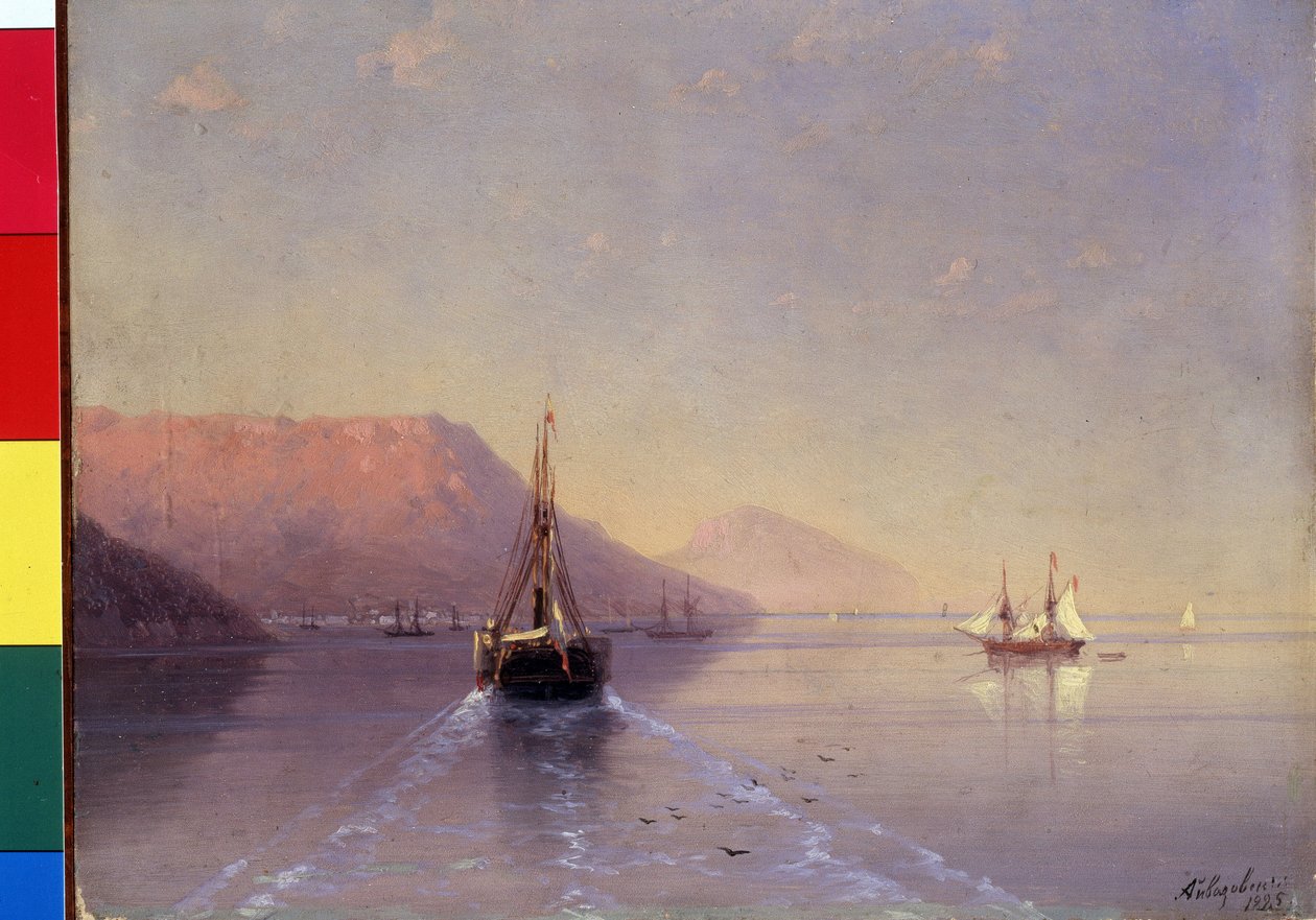 Jauietude (Tsalm). Peinture av Ivan Konstantinovich Aivazovsky (Ivan Konstantinovich Aivazovsky av Ivan Konstantinovich Aivazovsky
