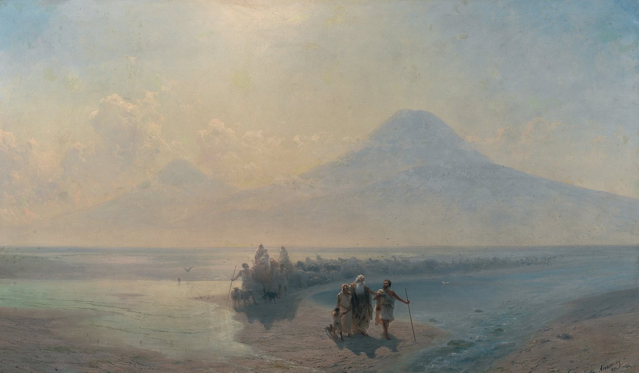 Noahs nedstigning fra Araratfjellet av Ivan Konstantinovich Aivazovsky
