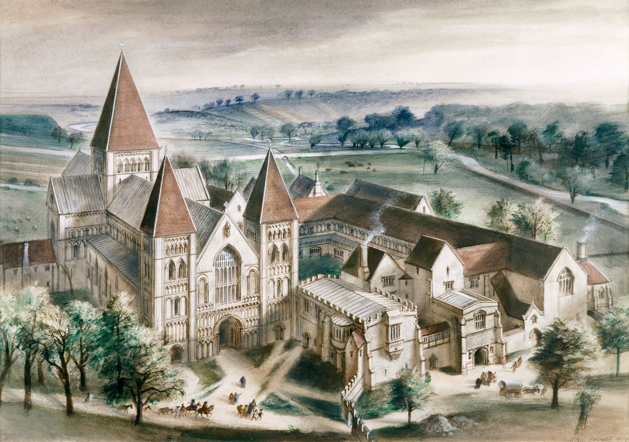 Castle Acre Priory, 1537, c1990-2010 av Ivan Lapper