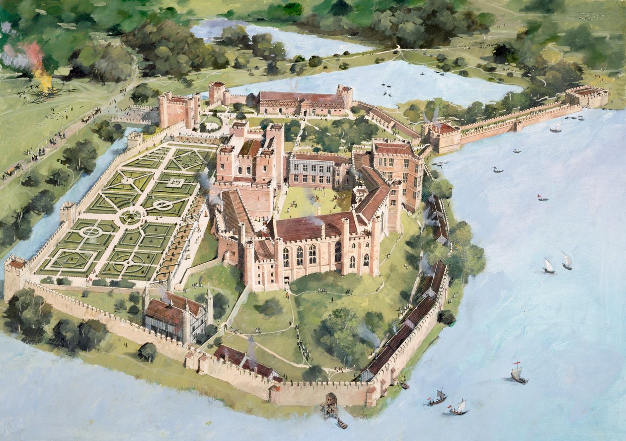 Kenilworth Castle, c1500-tallet, 1990-2010 av Ivan Lapper