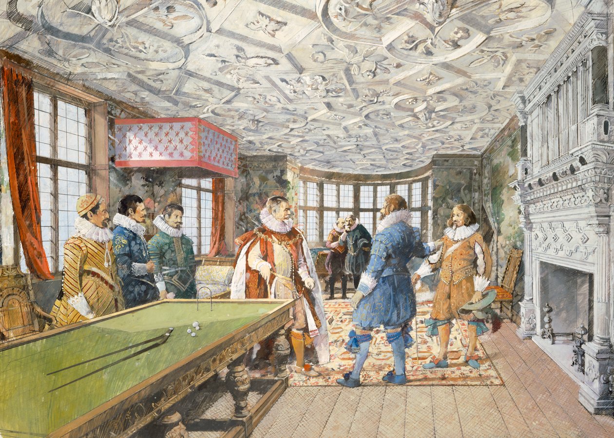 Kirby Hall, tidlig på 1600-tallet, c1990-2010 av Ivan Lapper
