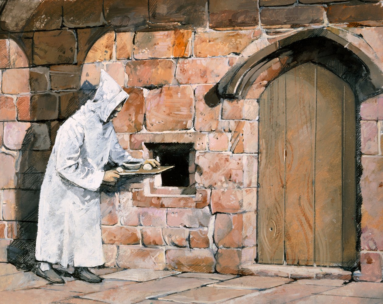 Monk, Mount Grace Priory, c1300-tallet, c1990-2010 av Ivan Lapper