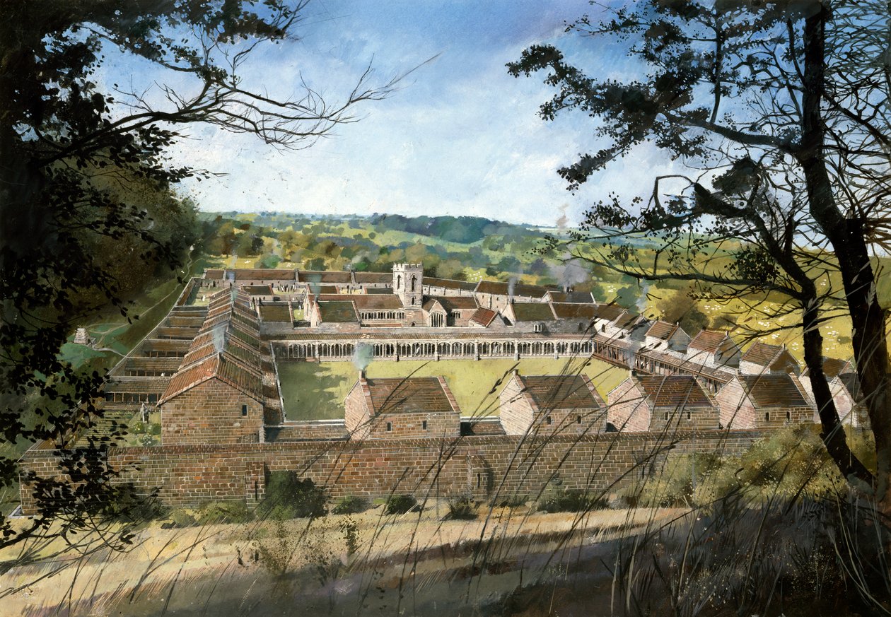 Mount Grace Priory, c1500-tallet, c1990-2010 av Ivan Lapper