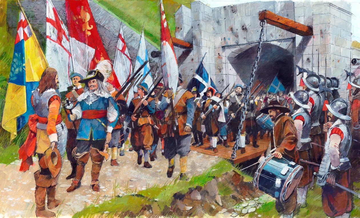 Pendennis Castle, Cornwall. 17. august 1646, c1990-2010 av Ivan Lapper