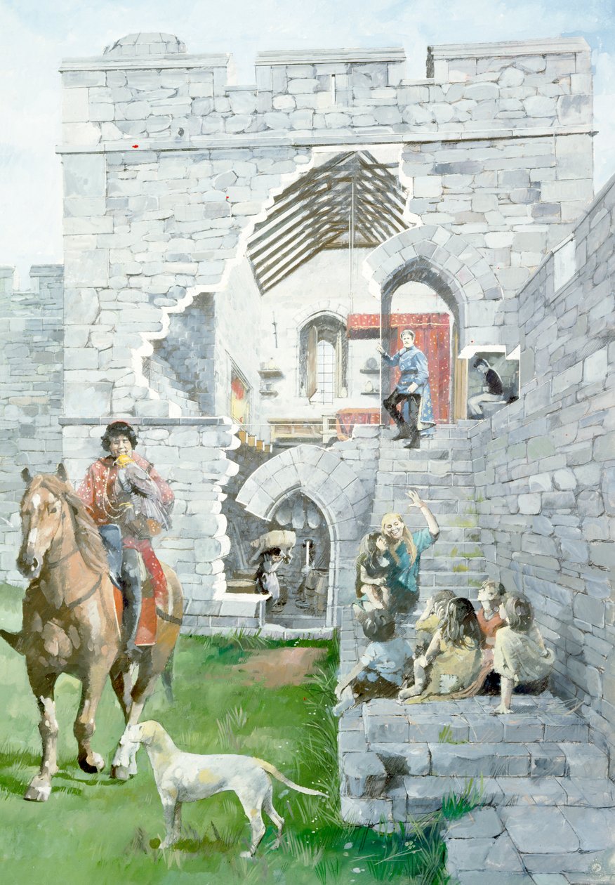 Pickering Castle, c1200-tallet, c1990-2010 av Ivan Lapper