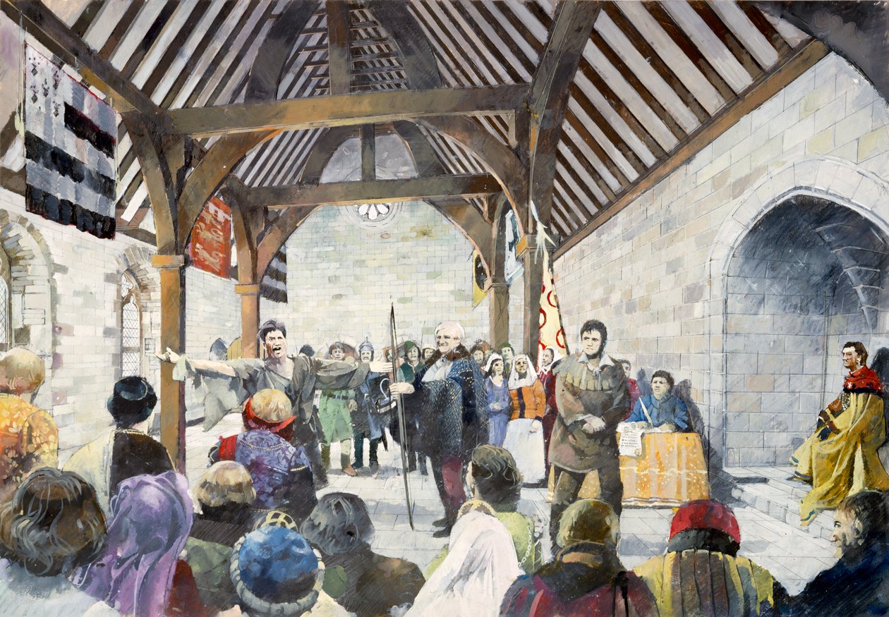 Pickering Castle, c1300-tallet, c1990-2010 av Ivan Lapper
