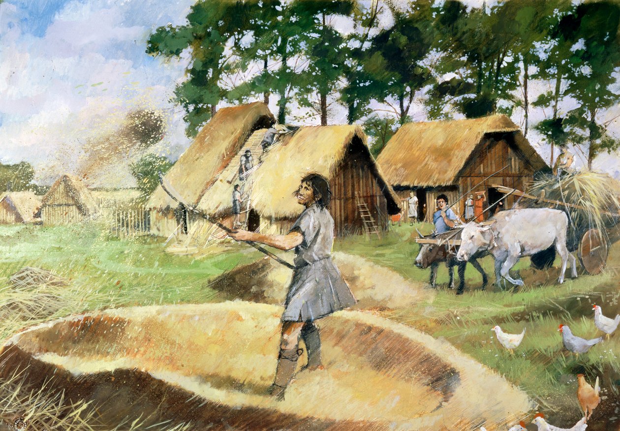 Romersk jordbruk, c3. århundre, 1990-2010. av Ivan Lapper