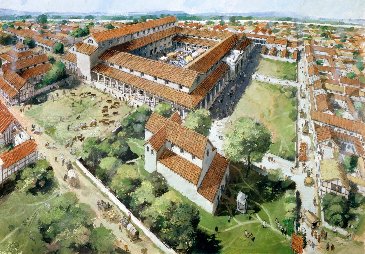 Silchester Roman City, c3rd century, 1990-2010 av Ivan Lapper