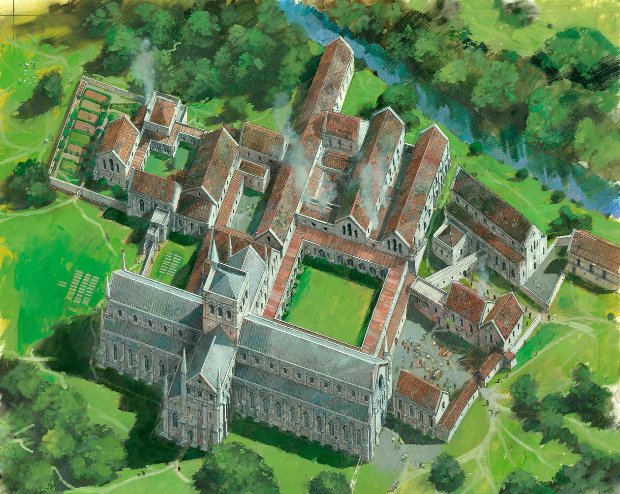 Waverley Abbey, Farnham, Surrey, c1990-c2005 av Ivan Lapper
