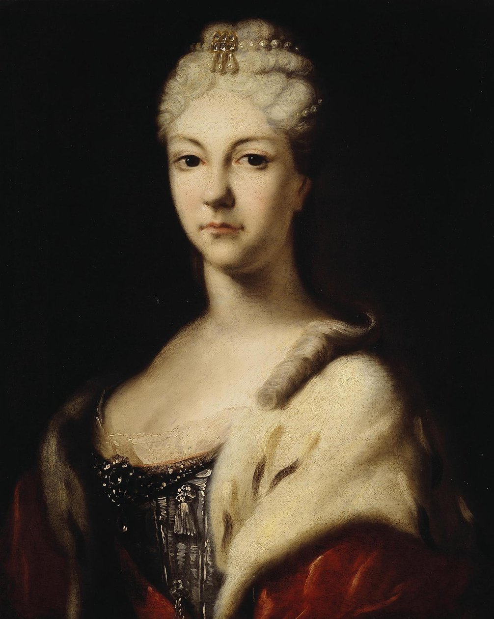 Portrett av Tsarevna Natalia Alexeyevna av Ivan Nikitich Nikitin
