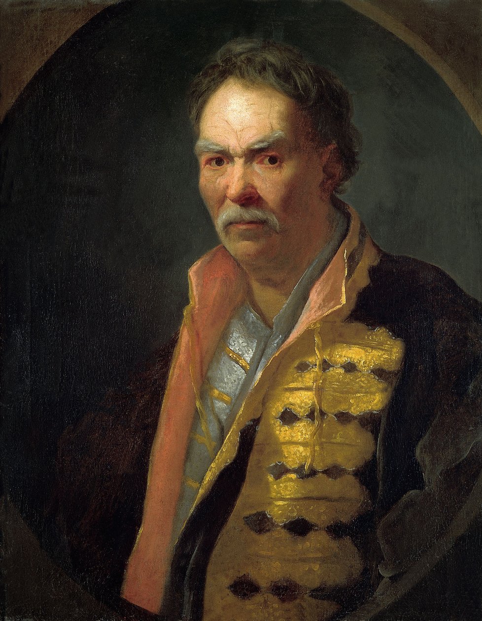 Portrett av en Hetman Ivan Mazepa, 1720-tallet av Ivan Nikitich Nikitin