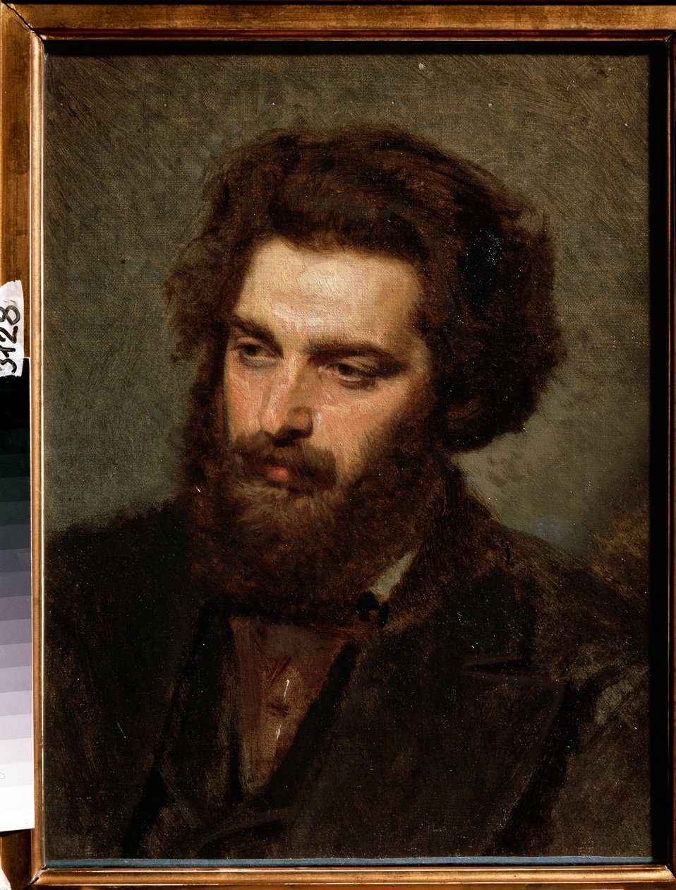 Portrett av kunstneren A. Kuindzhi av Ivan Nikolaevich Kramskoy