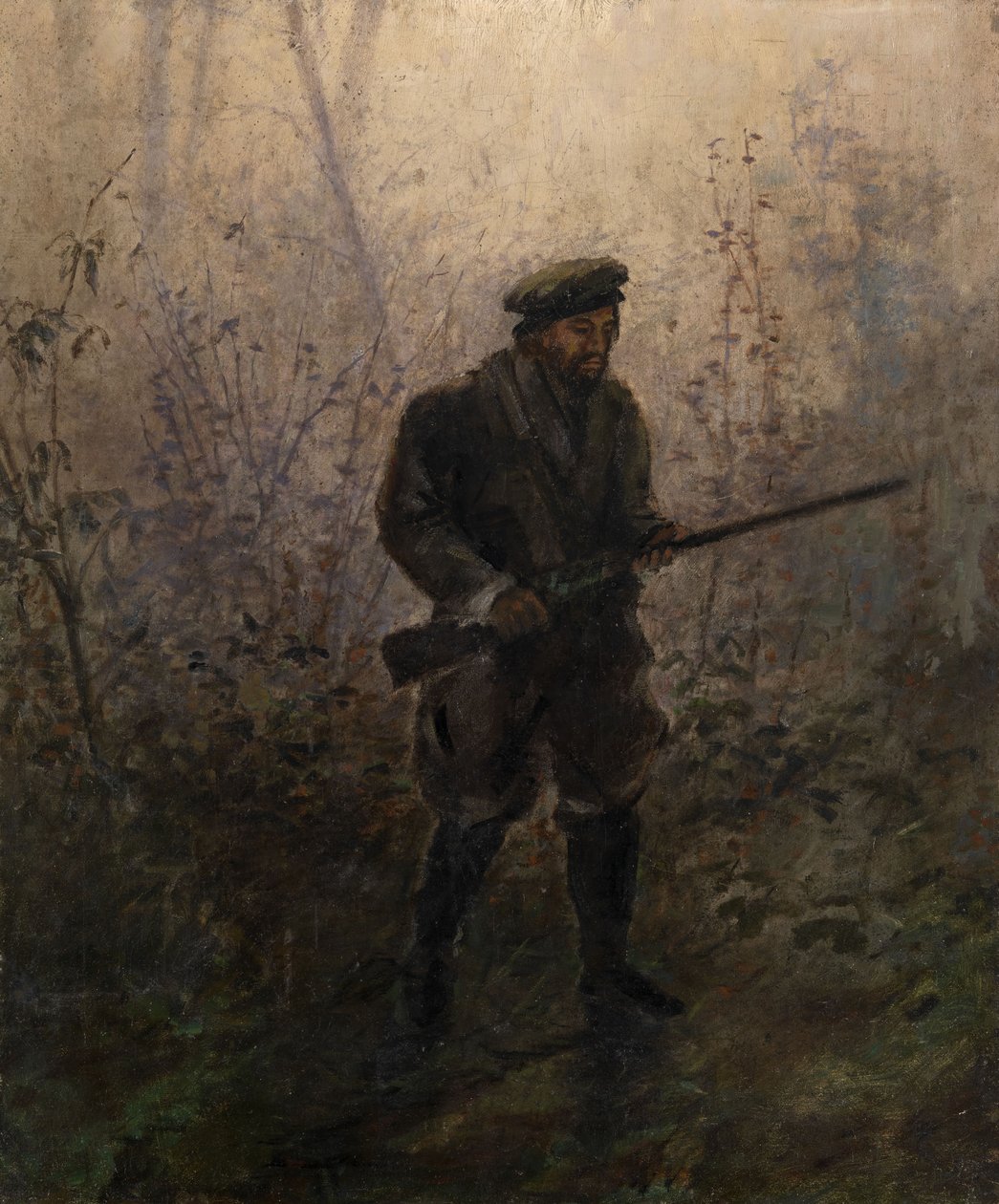 Jeger i skogen av Ivan Pavlovich Pokhitonov