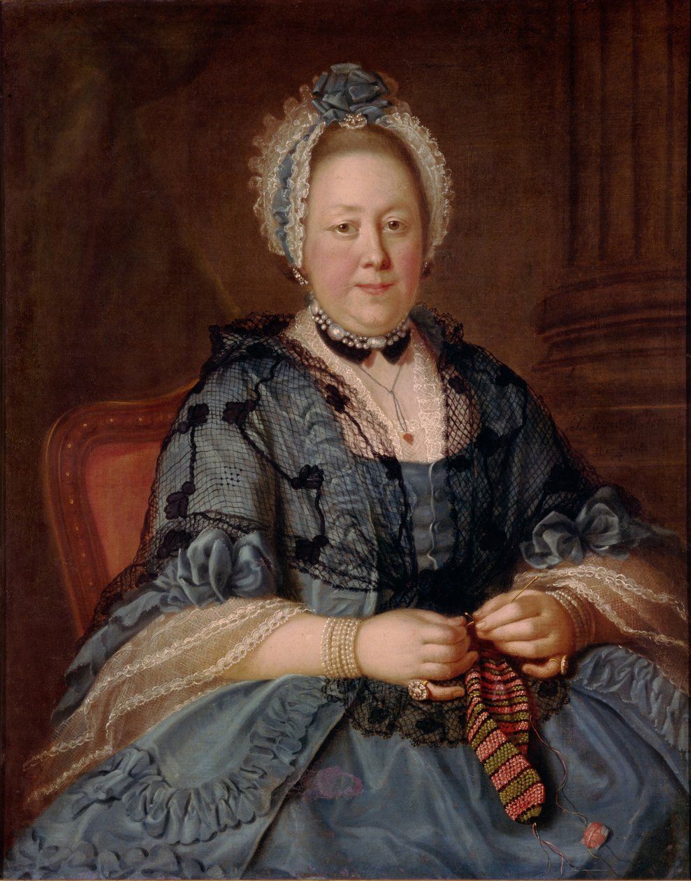 Portrett av grevinne Tolstaya, født Lopukhina, 1768 av Ivan Petrovich Argunov