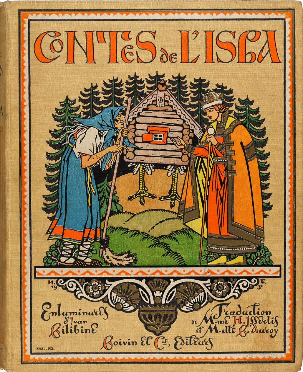 Forside av Contes de l'Isba, 1931. av Ivan Yakovlevich Bilibin