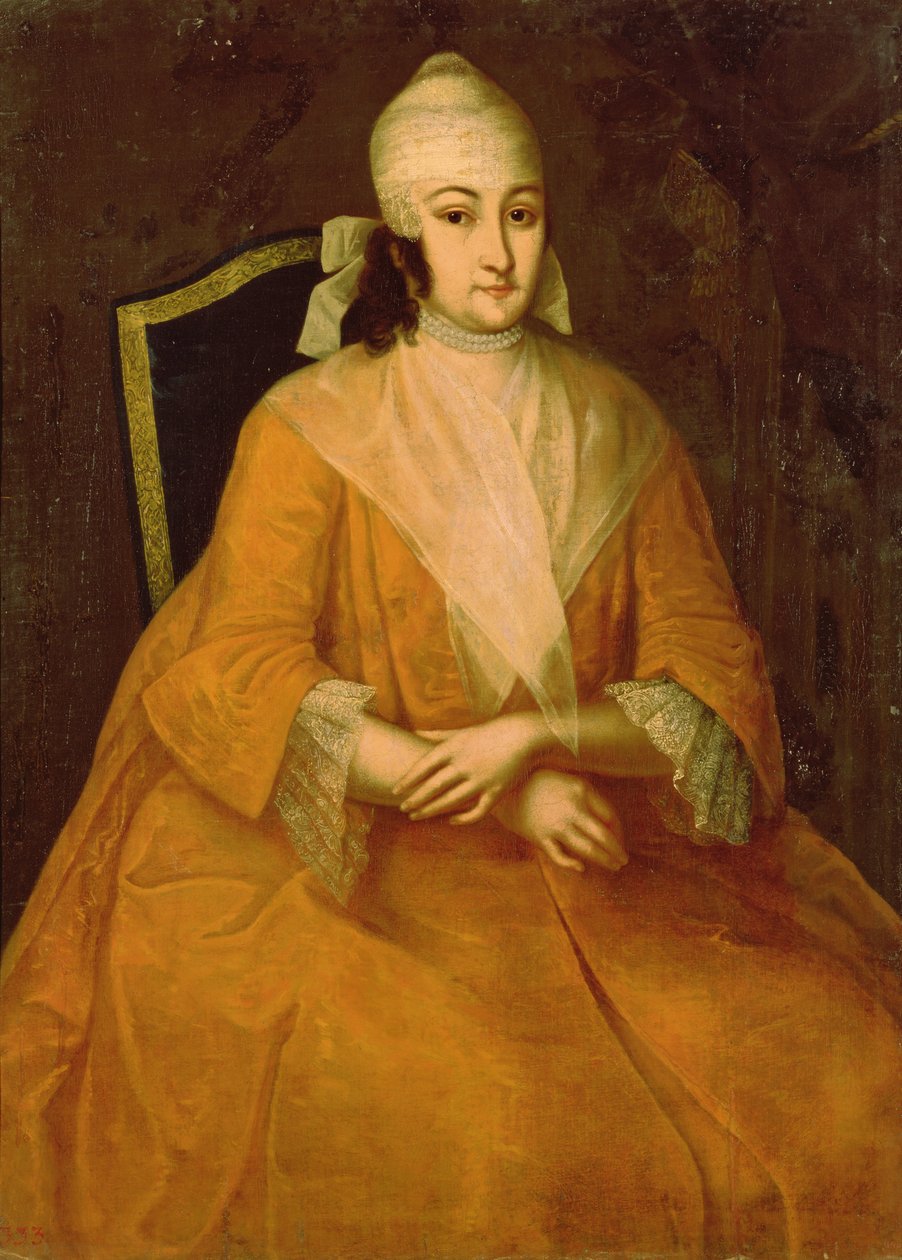 Portrett av Anna Leopoldovna (olje på lerret) av Ivan Yakovlevich Vishnyakov