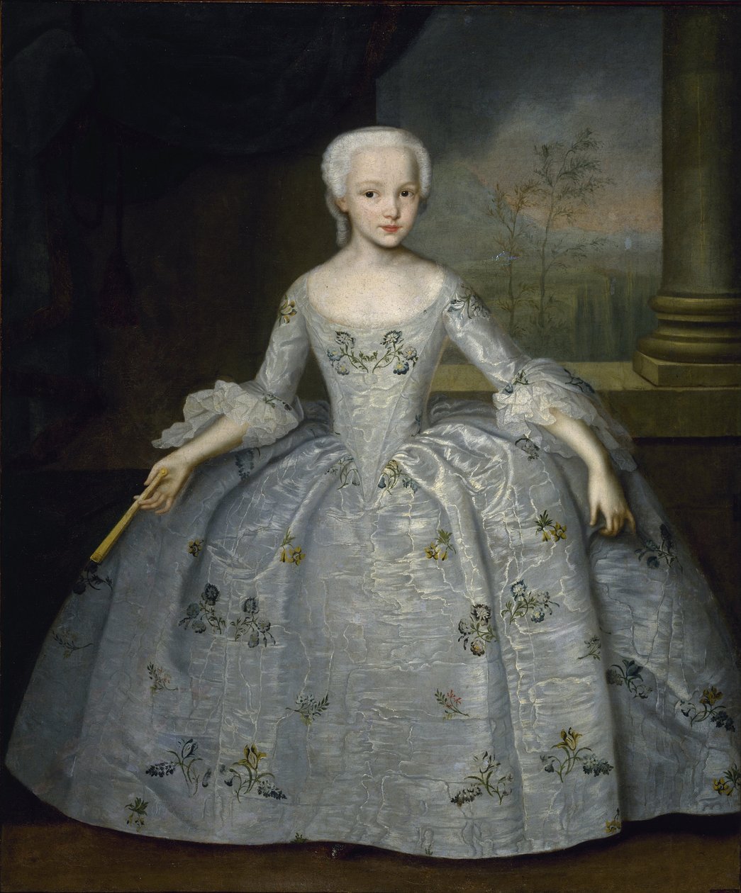 Portrett av Sarah Eleanore von Fermor, ca. 1750 av Ivan Yakovlevich Vishnyakov