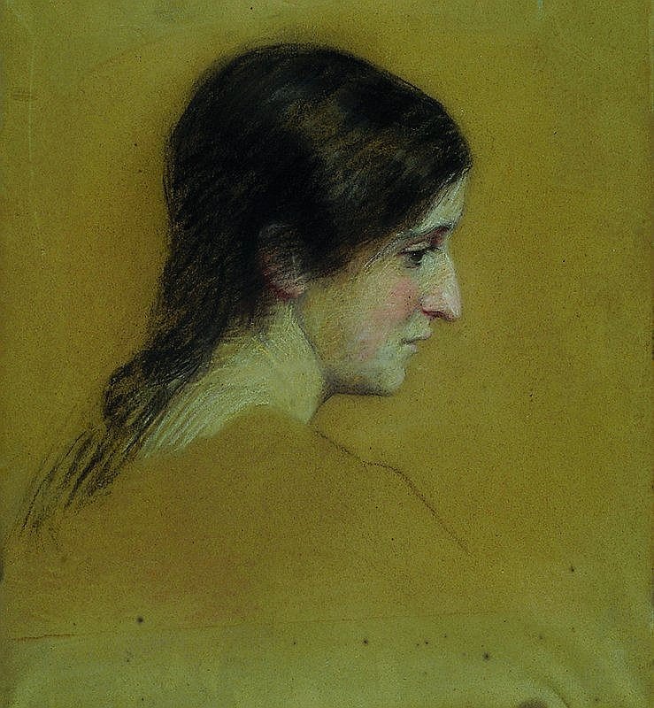 Portrett av Elisabeth Heberlein av Ivana Kobilca