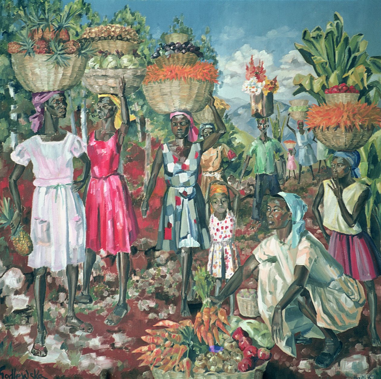 The Merchants, 1961 av Izabella Godlewska de Aranda